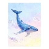 Flying Whale in the Clouds (Print Only) thumbnail