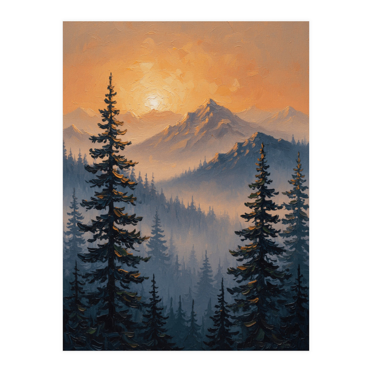 Ethereal Alpine Glow (Print Only)