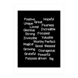 Positive affirmations (Print Only) thumbnail