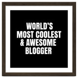 World's most coolest and awesome blogger thumbnail