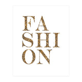Fashion, Leopard Print Letters, Modern Chic decor (Print Only) thumbnail