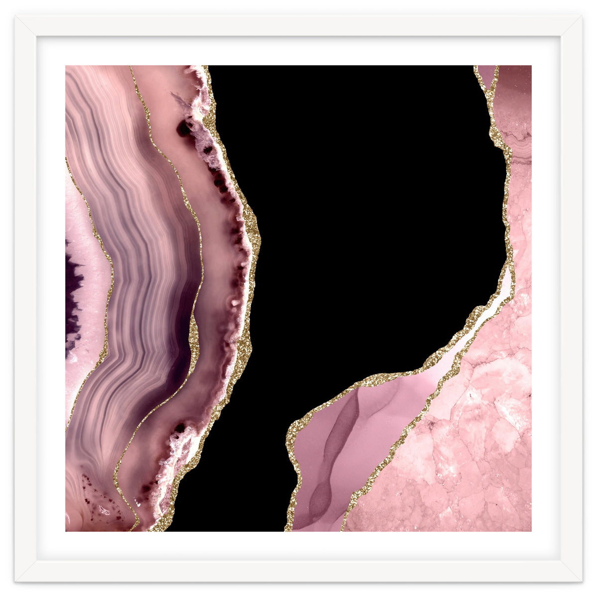 Blush & Gold Agate Texture 01