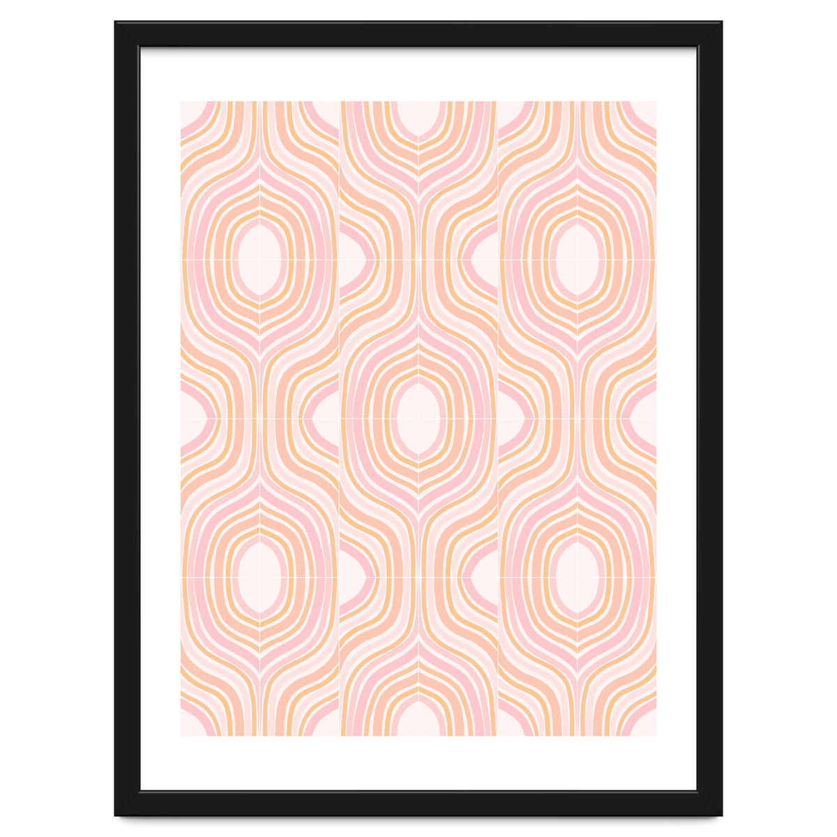 Peachy Marbled Tiles