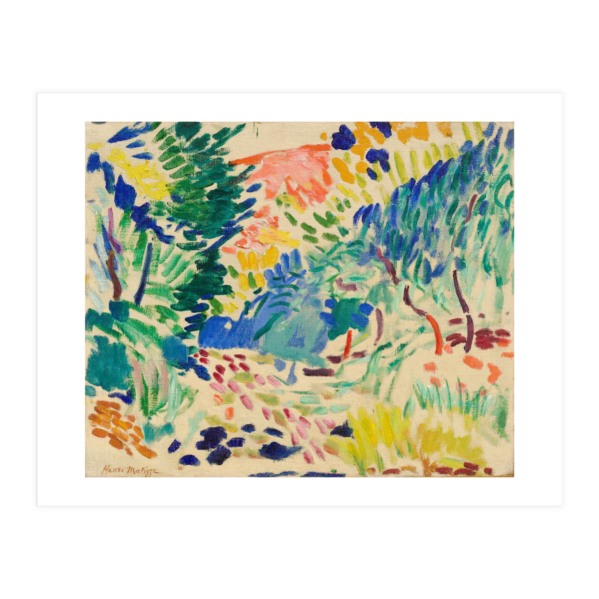Landscape at Collioure – Henri Matisse (1905) (Print Only)