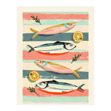 Sardines On Stripes (Print Only) thumbnail