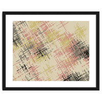 Geometric Cross Patterns Muted