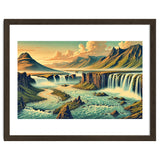 Vintage Iceland, Landscape Poster thumbnail
