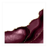 Burgundy & Gold Agate Texture 26  (Print Only) thumbnail