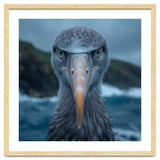 Majestic Albatross Facing Camera Over Ocean thumbnail