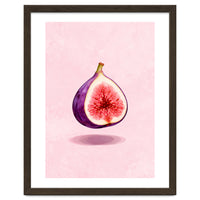 Fresh Figs, Watercolor Fruit, Mediterranean Still Life