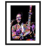 Chuck Berry Rock and Roll Guitarist Colorful thumbnail