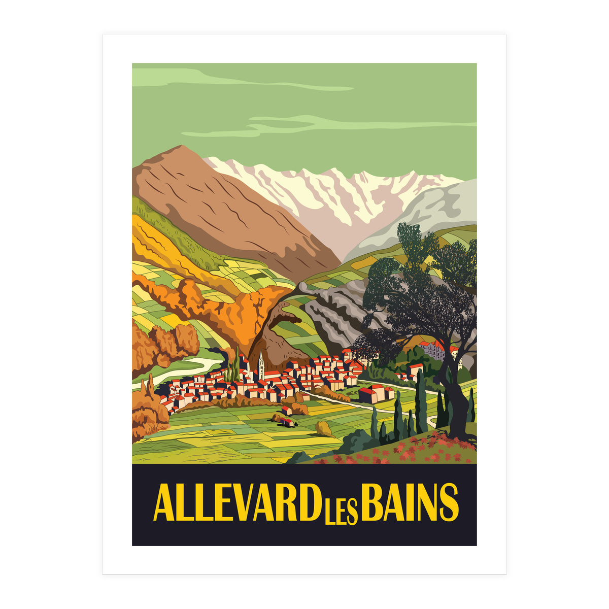 Allevard, Les Bains, France (Print Only)