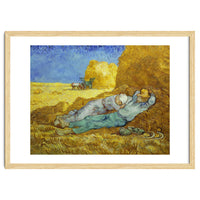 Vincent Van Gogh / 'The Siesta (after Millet)', 1889-1890, Oil on canvas, 73 x 91 cm.