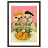 French Bulldogs At Breakfast Café thumbnail