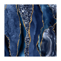 Agate Glitter Ocean Texture 06  (Print Only)