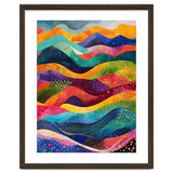 Abstract Rainbow Rolling Hills Landscape thumbnail