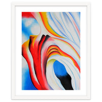 Georgia O’Keeffe – Music, Pink and Blue (1918) | Abstract Modernist Harmony of Color and Emotion