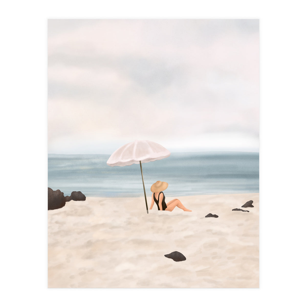 Beach Morning II (Print Only)