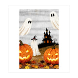 Spooky Halloween Ghost Pumpkin (Print Only) thumbnail