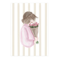 The Girl With The Tulips (Print Only)