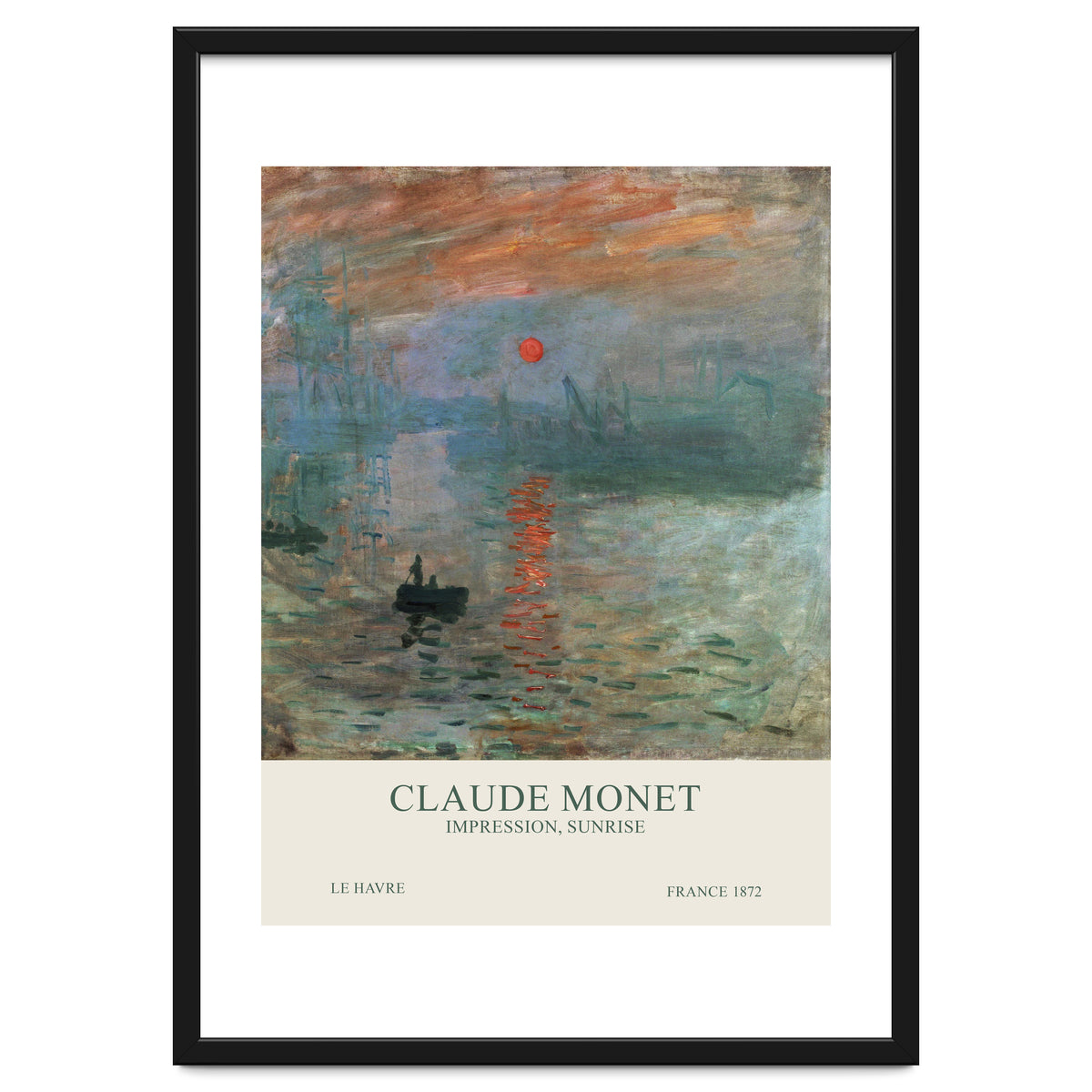 Claude Monet - Impression, Sunrise