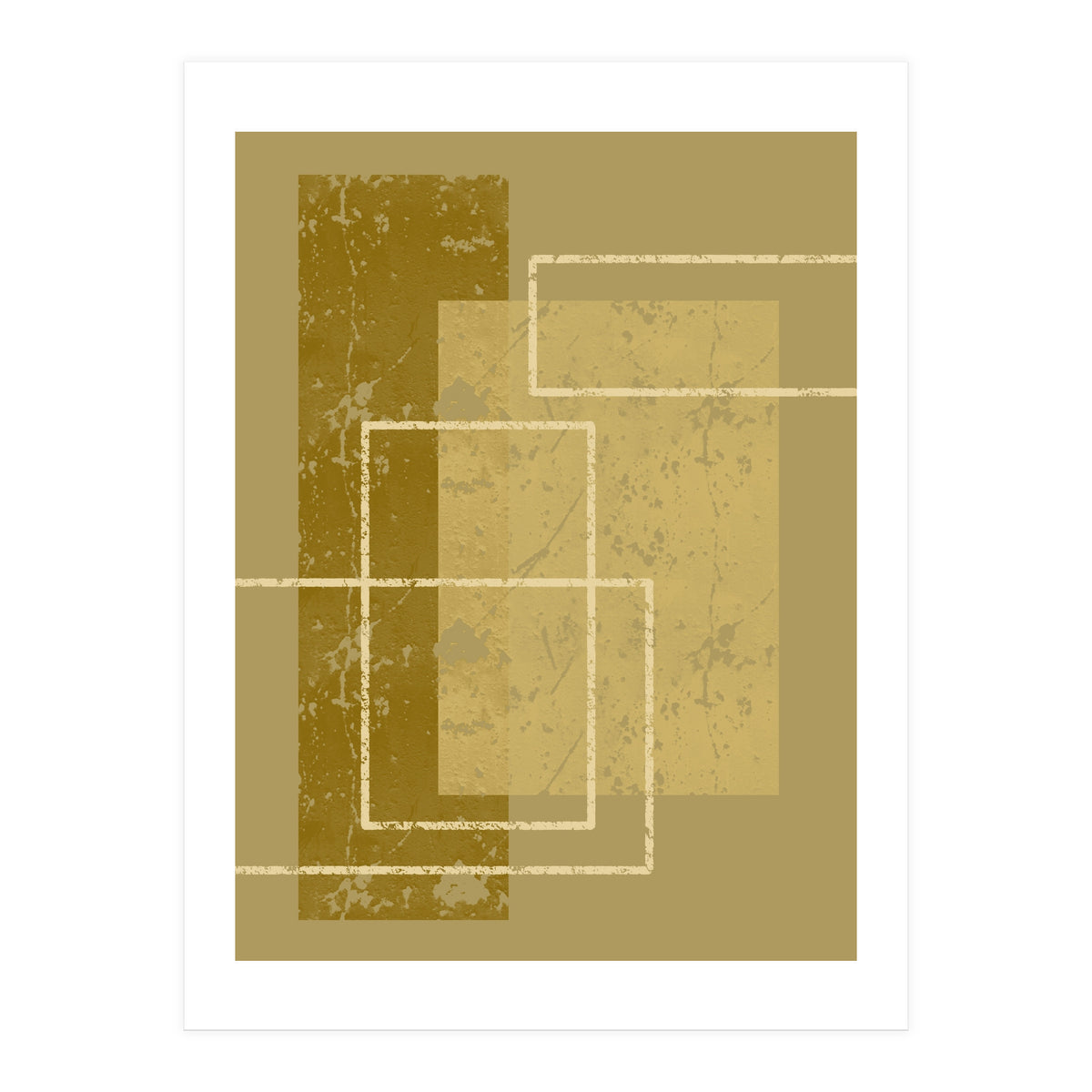 Structured Gold (Print Only)