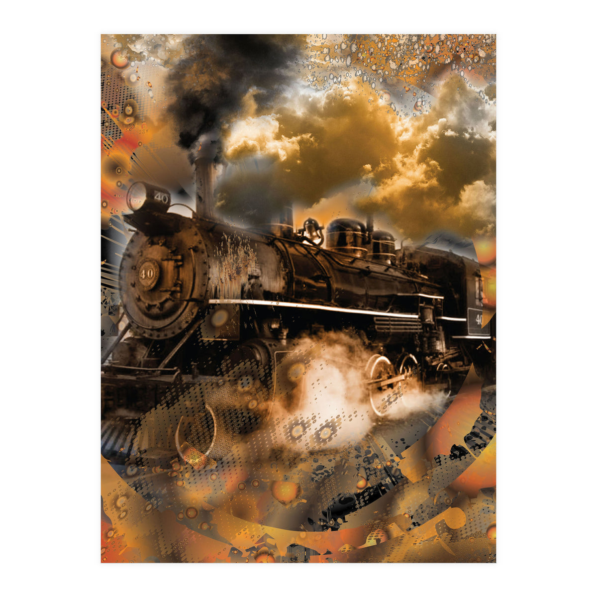 Steam Locomotive (Print Only)