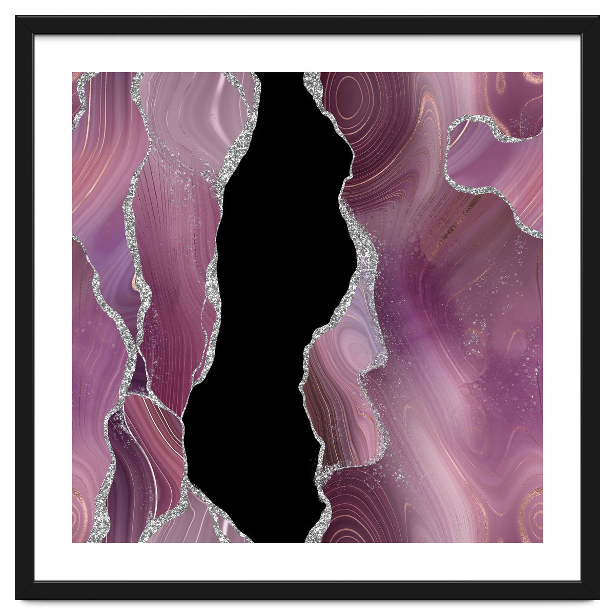 Mauve & Silver Agate Texture 01