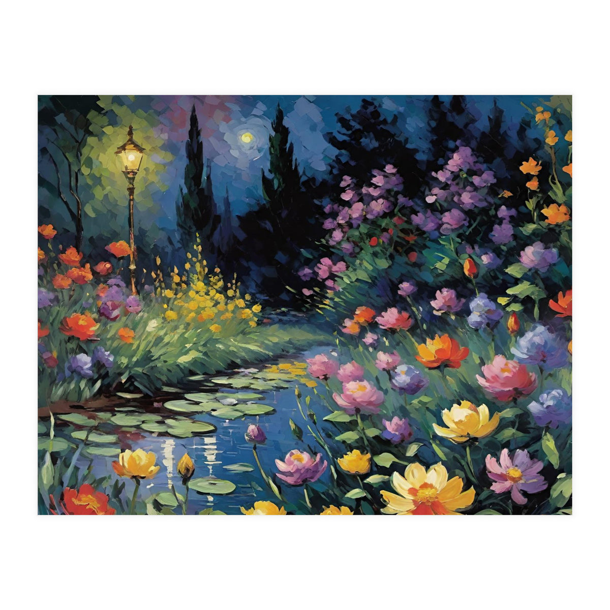 Floral Lake Dream (Print Only)