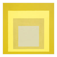 JOSEF ALBERS - HOMAGE TO THE SQUARE YELLOW WHITE (Print Only)