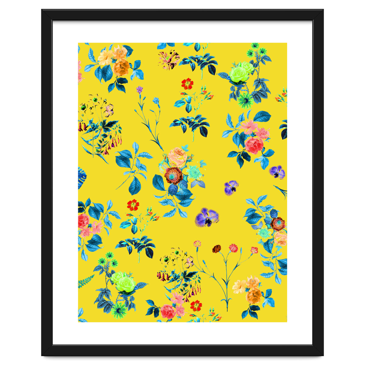 Floral Shower || #society6 #decor #buyart