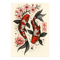 Koi fish Japanese (Print Only)