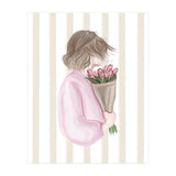 The Girl With The Tulips (Print Only) thumbnail