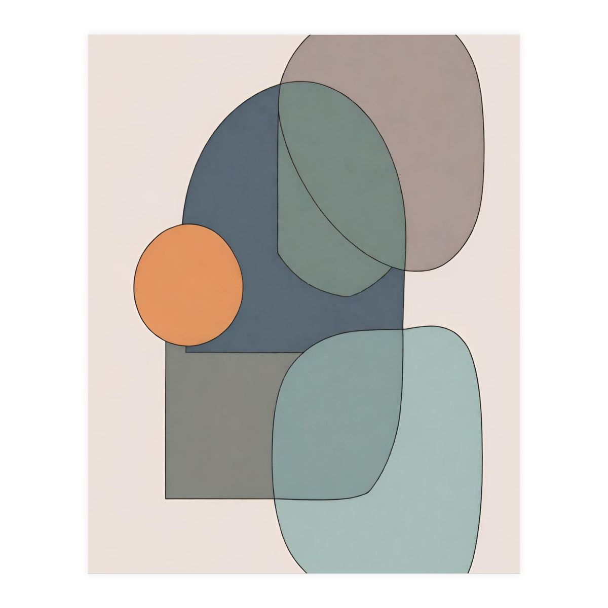 Peaceful Abstract (Print Only)