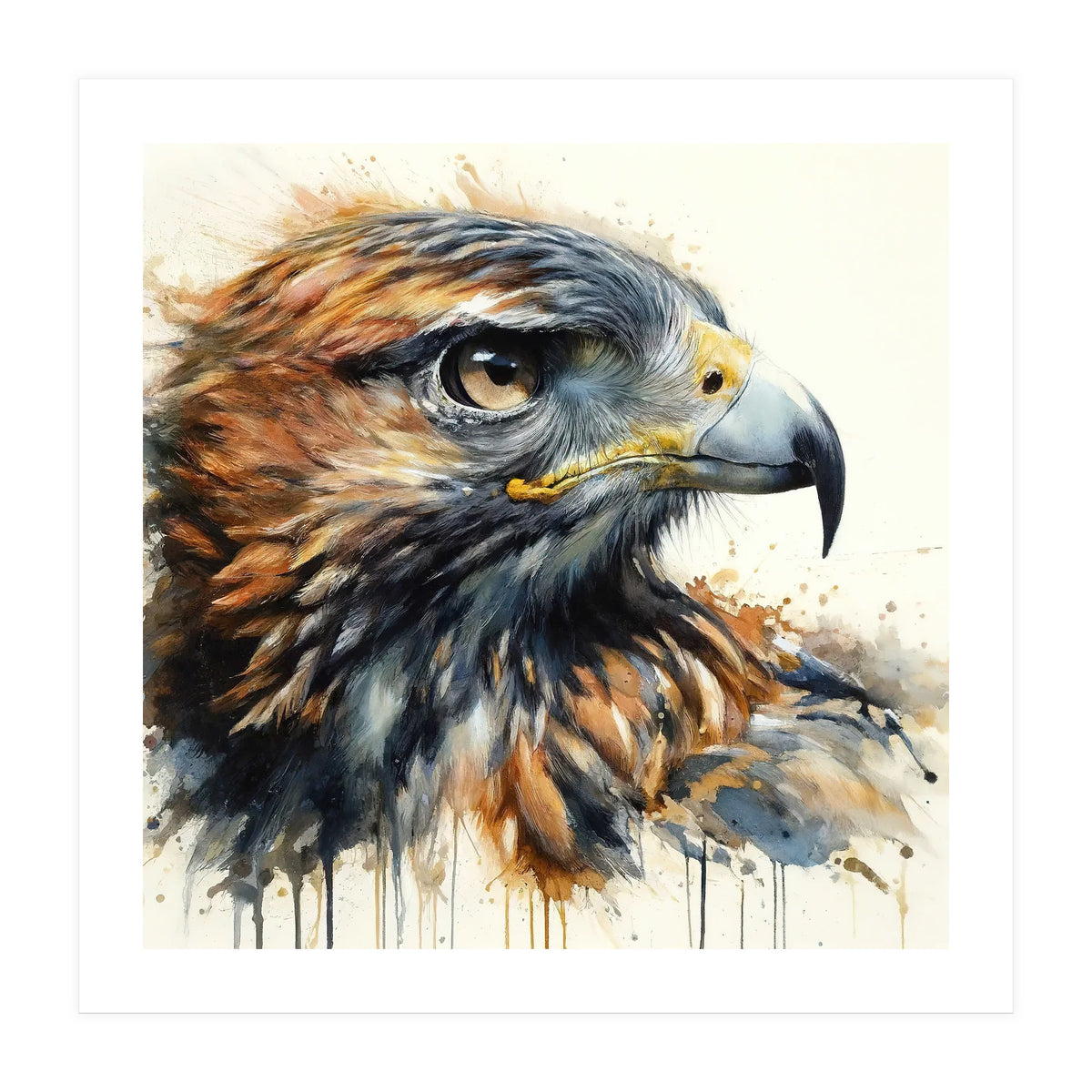 Eagle Gaze Across The Horizon (Print Only)