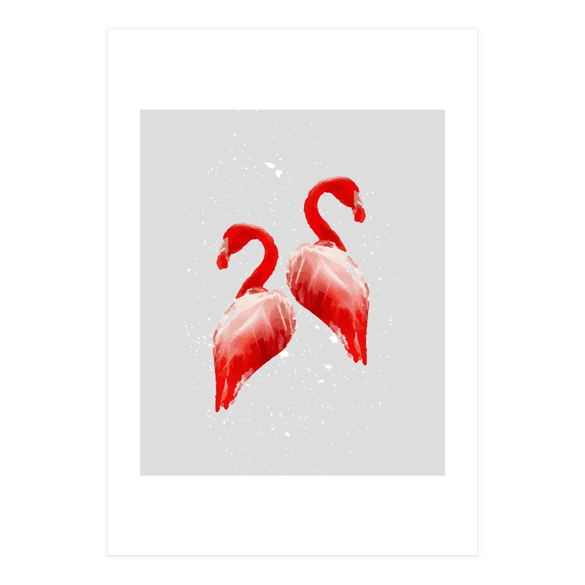 Flamingo Couple V1 (Print Only)