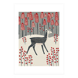 Fawn in a Winter Landscape (Print Only) thumbnail