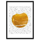 Stay Gold | Abstract Geometric Painting | Polka Dots Quirky Eclectic | Modern Boho Luxe thumbnail