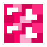 Pink Abstract Square Tiles (Print Only) thumbnail