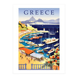 Greece, Fishing Boats on a Harbor (Print Only) thumbnail