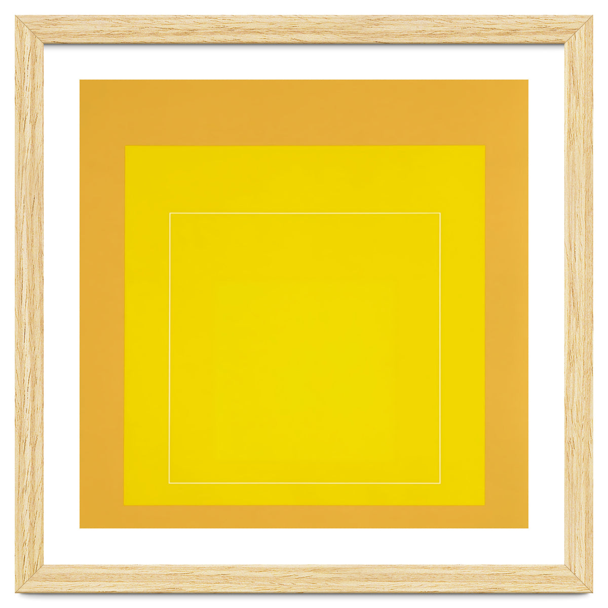 JOSEF ALBERS - HOMAGE TO THE SQUARE YELLOW