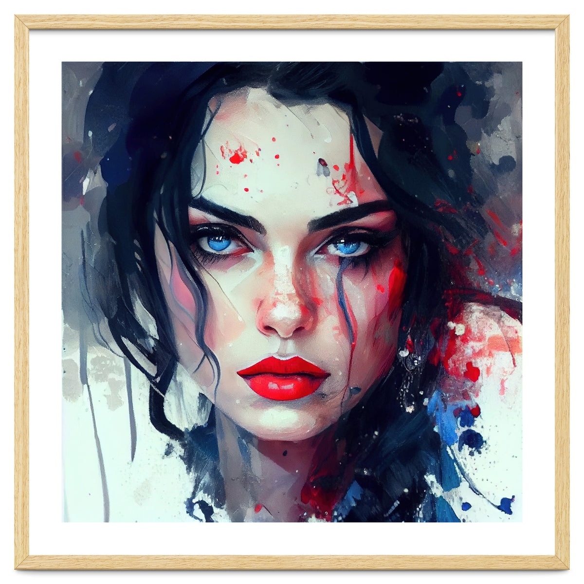 Watercolor Modern Snow White
