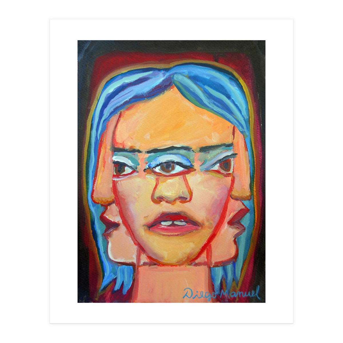 Cabeza De Mujer 22 (Print Only)