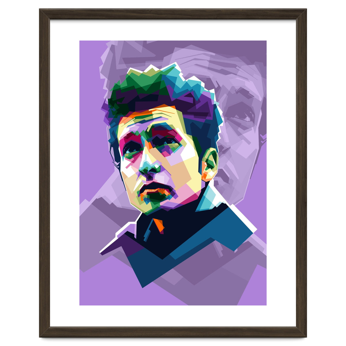 Bob Dylan Pop Art WPAP