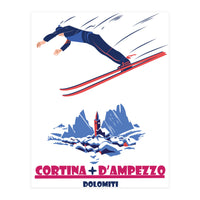 Ski Jump At Cortina Di Ampezzo (Print Only)