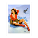Pinup Girl Fell From A Wild Horse (Print Only) thumbnail