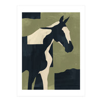 Abstract Minimal Horse 4 (Print Only)