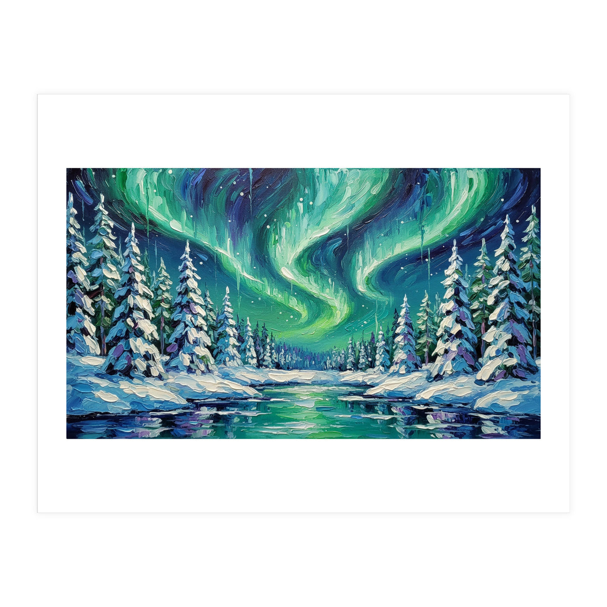 Ethereal Aurora Borealis (Print Only)