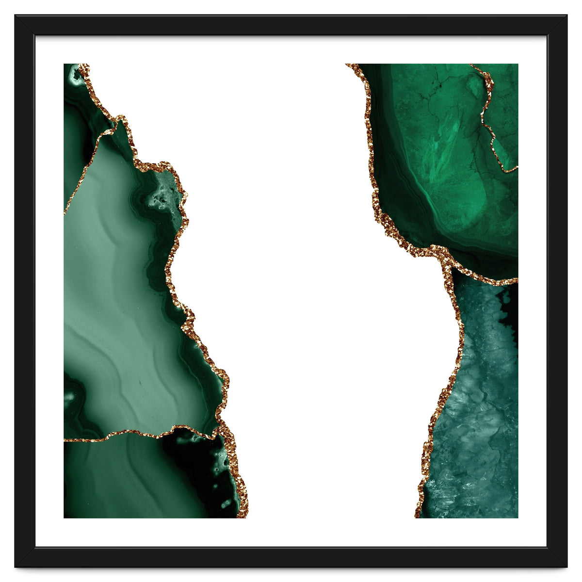 Emerald & Gold Agate Texture 15