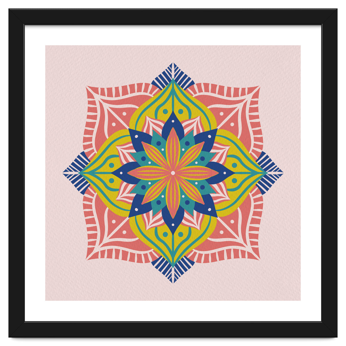 Colorful abstract mandala